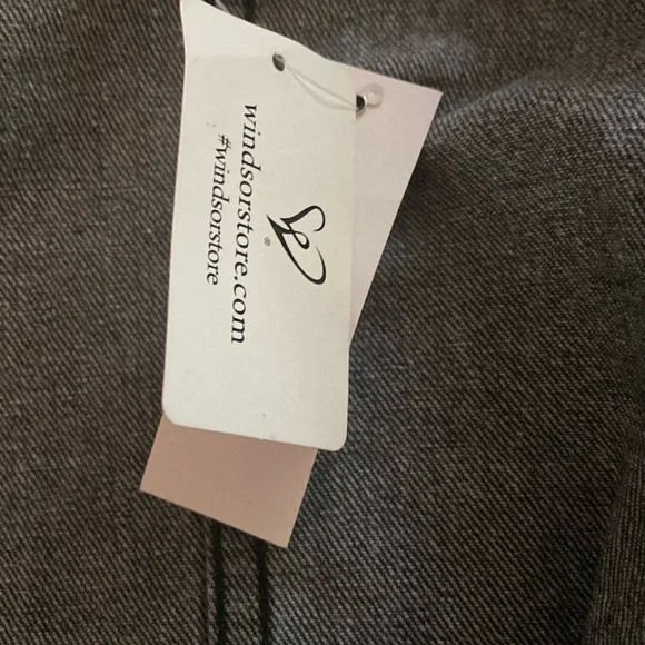 Windsor NWT size small acid black denim bling jacket - Picture 9 of 13